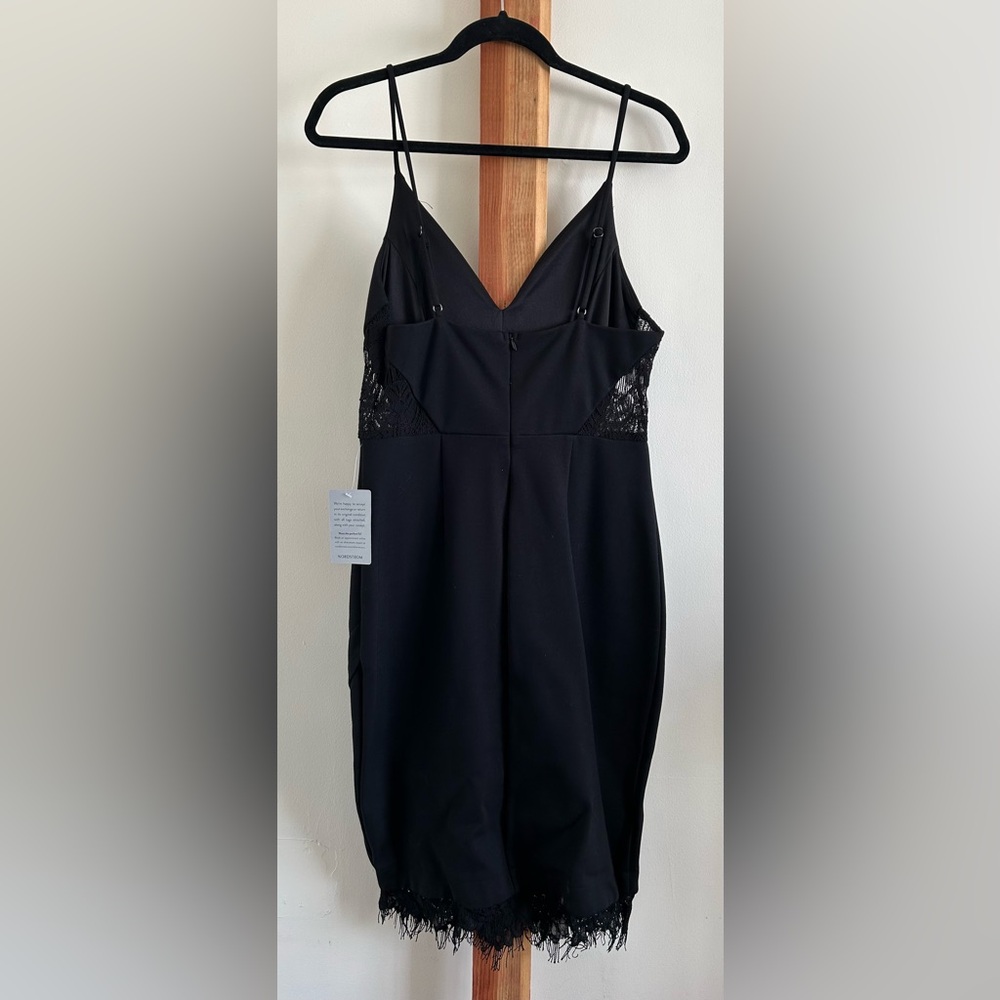Astr Black Dress with Subtle Details Size L NWT - Picture 2 of 3